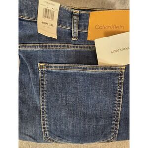 Calvin Klein Jeans Men's 40x34 Slim Straight Fit Ashton Stretch Designer NEW